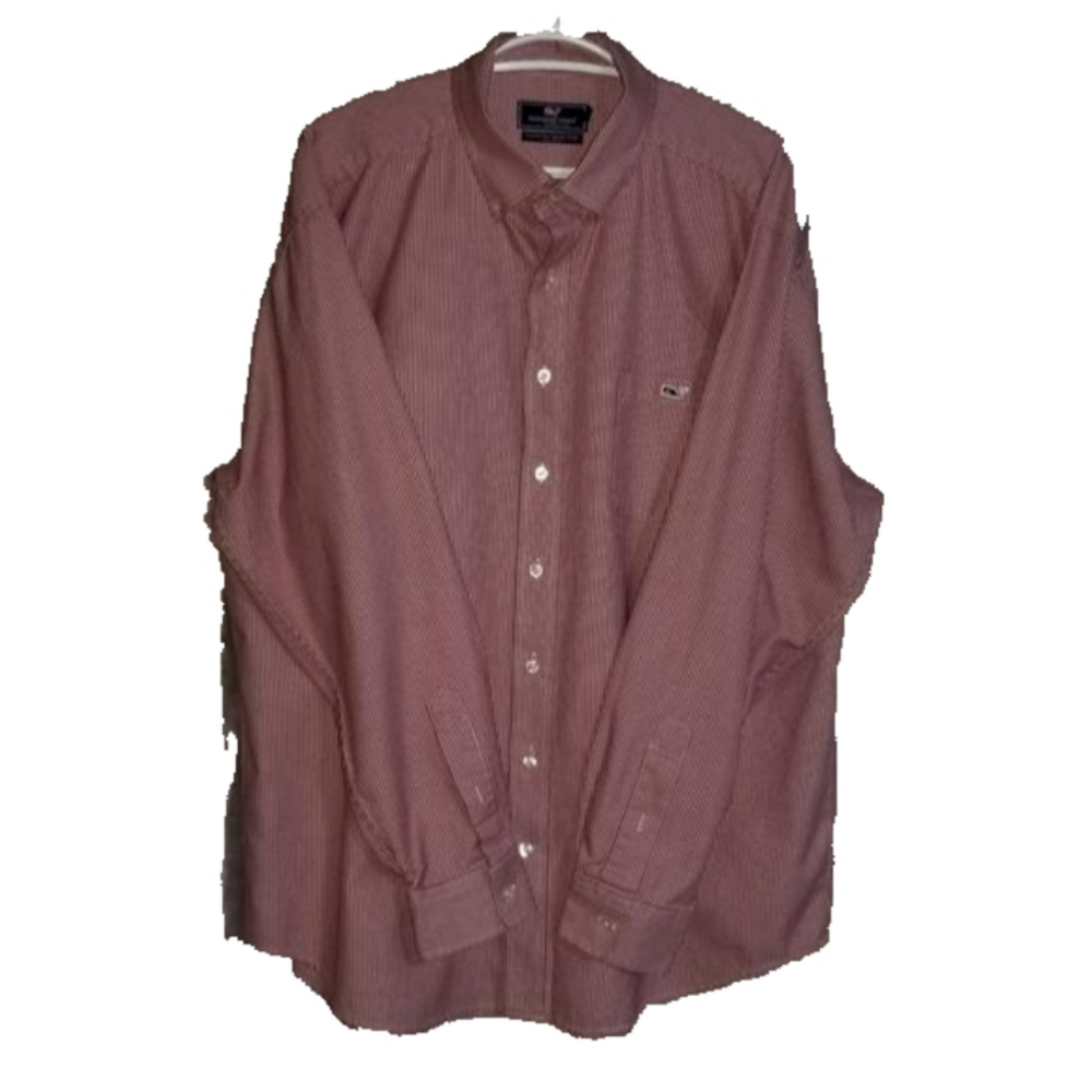 Vineyard Vines Classic Fit Tucker Long Sleeve Button Down Size XL